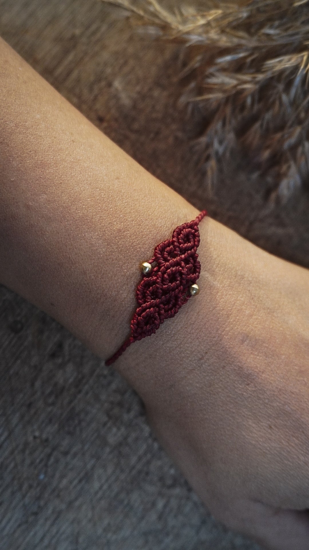 Pulsera macramé bohemia