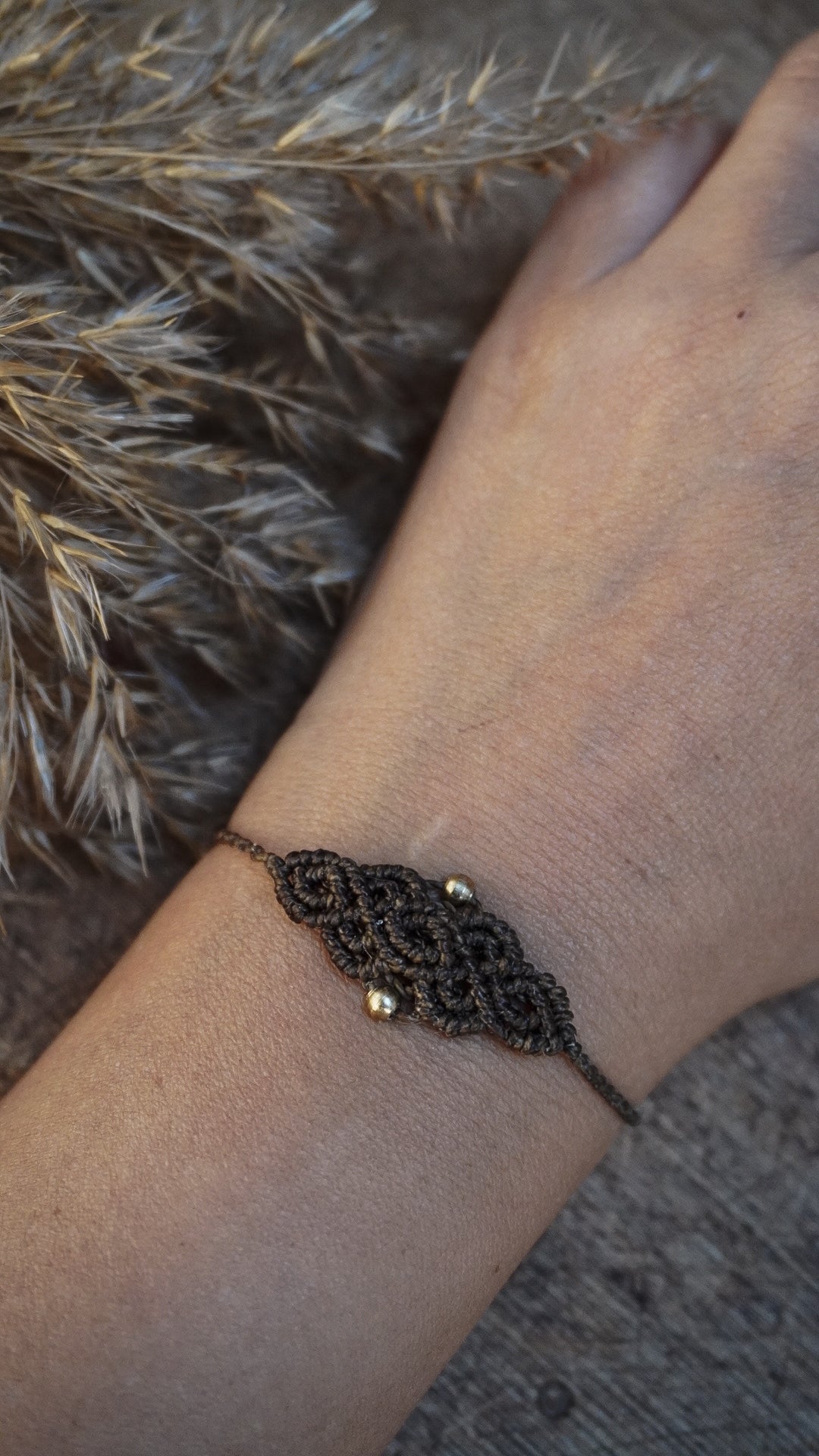 Pulsera macramé bohemia