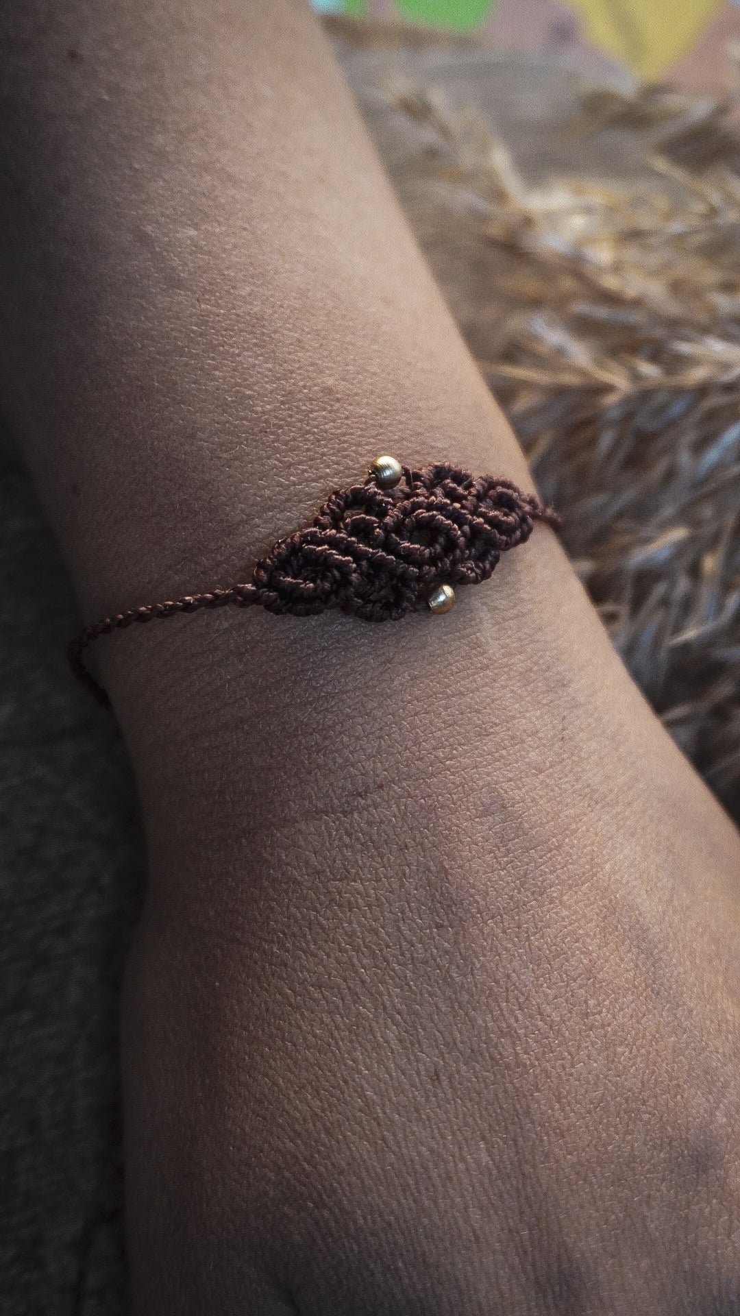 Pulsera macramé bohemia