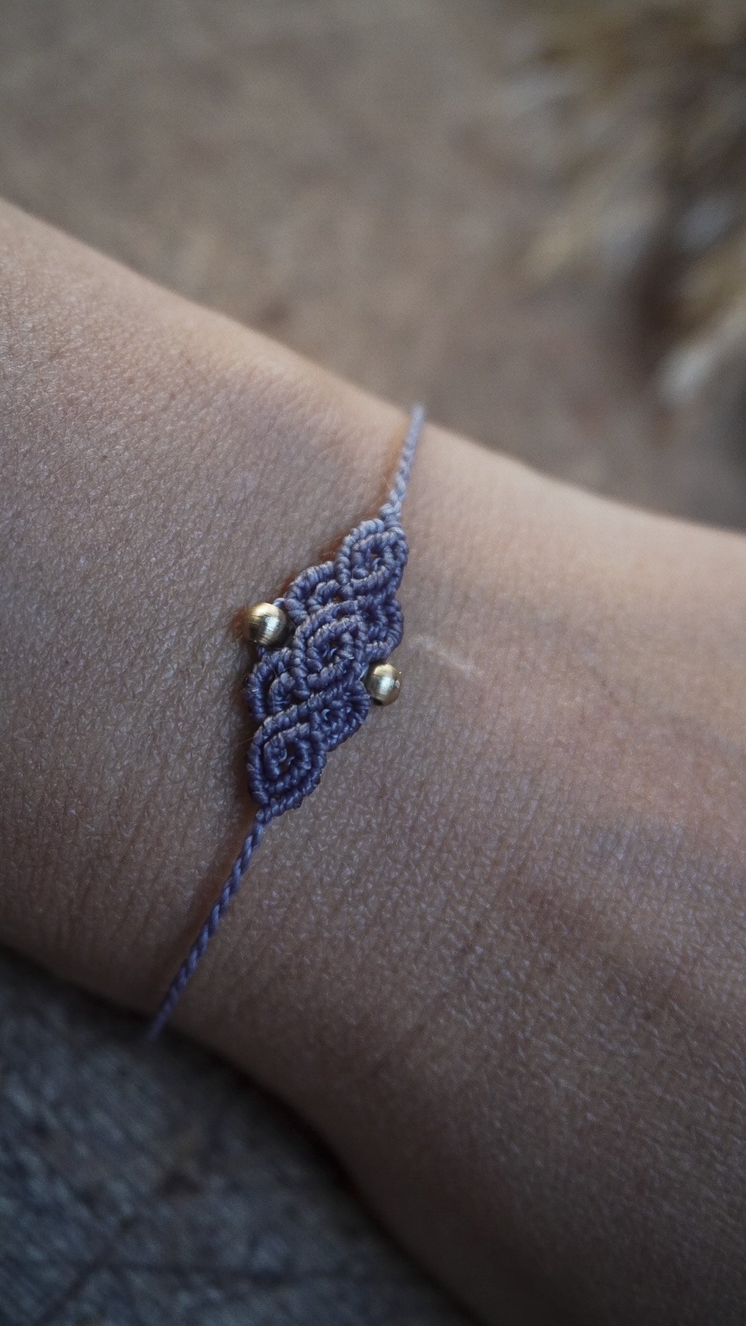 Pulsera macramé bohemia