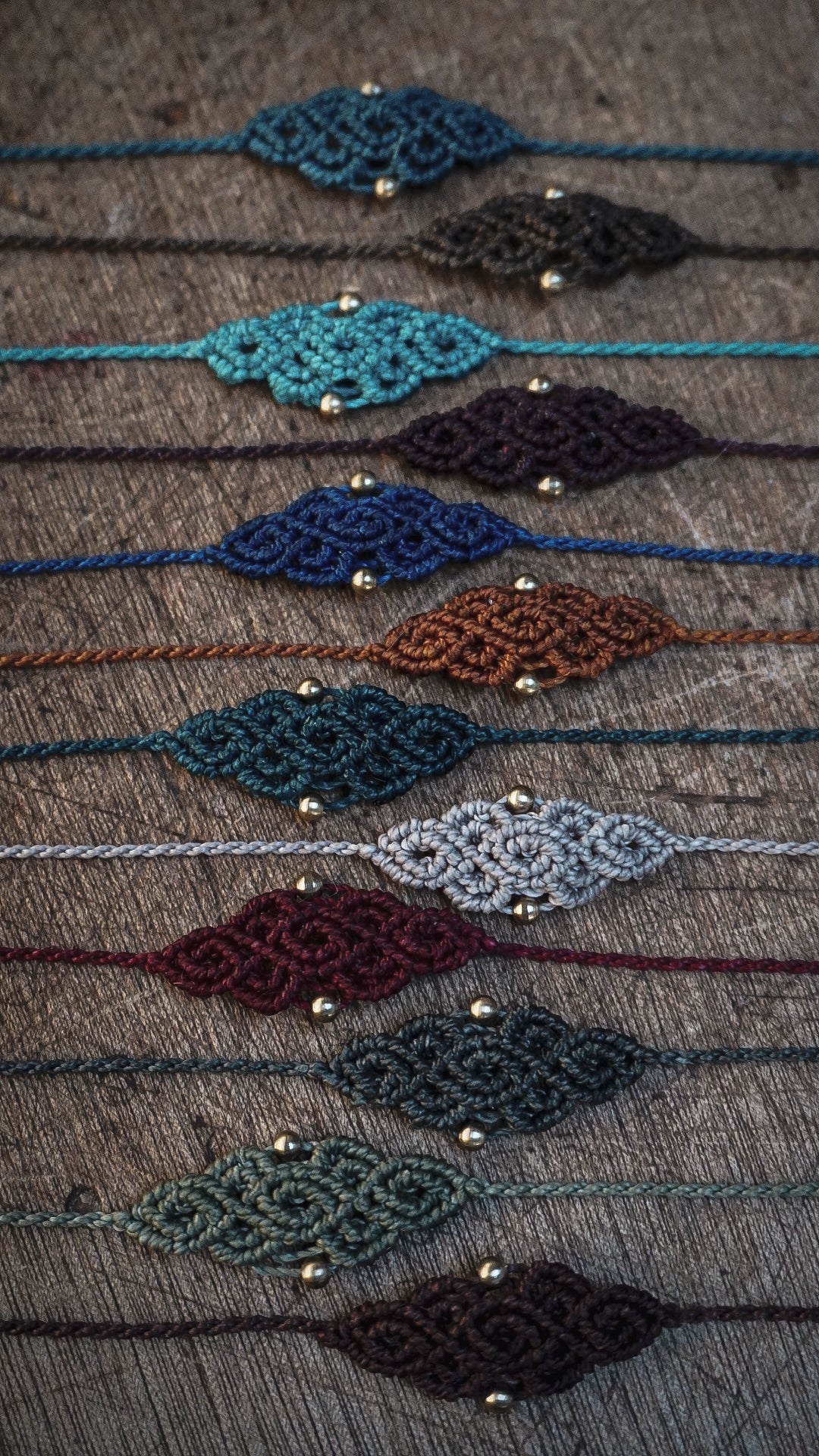 Pulsera macramé bohemia