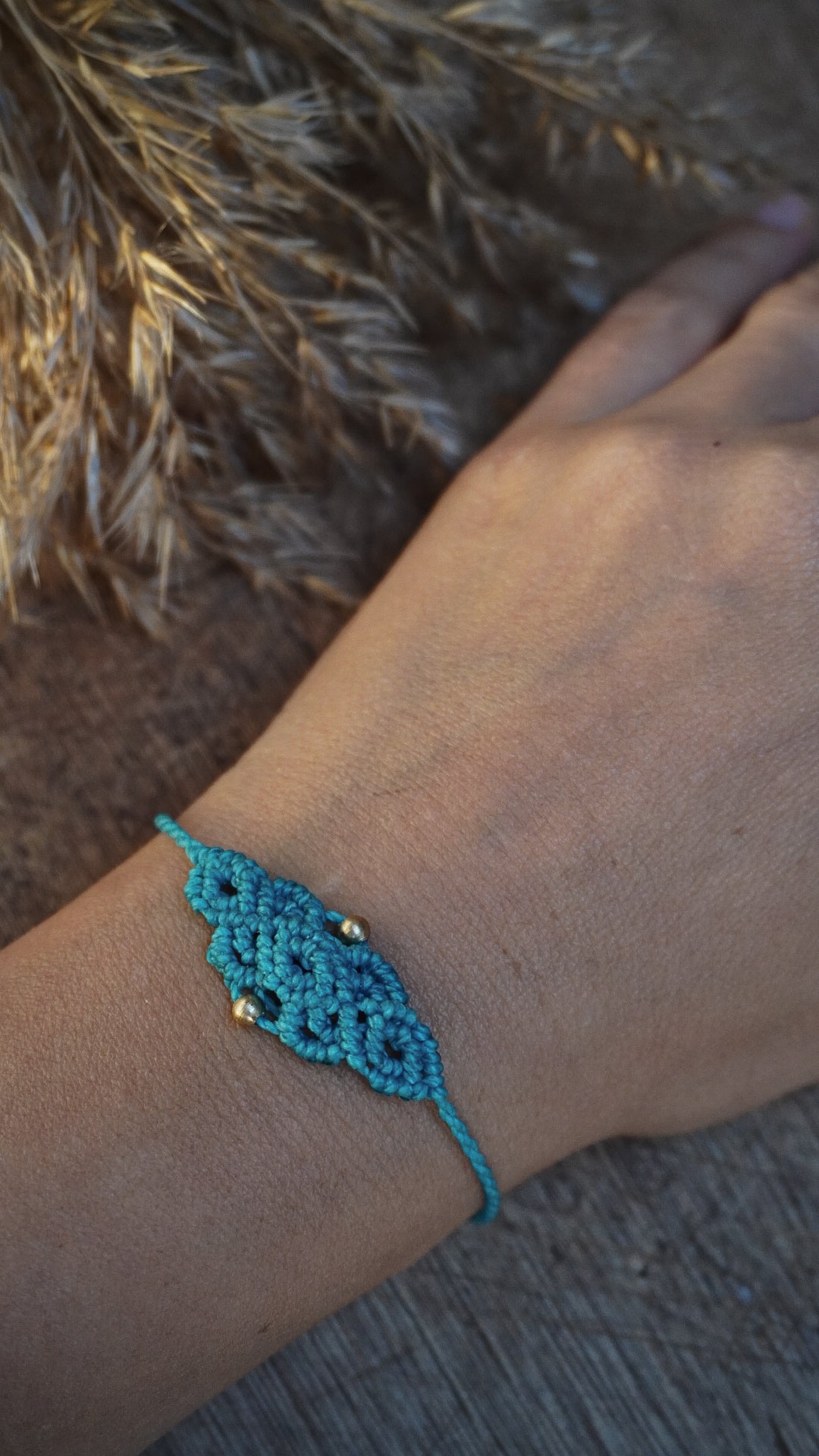 Pulsera macramé bohemia
