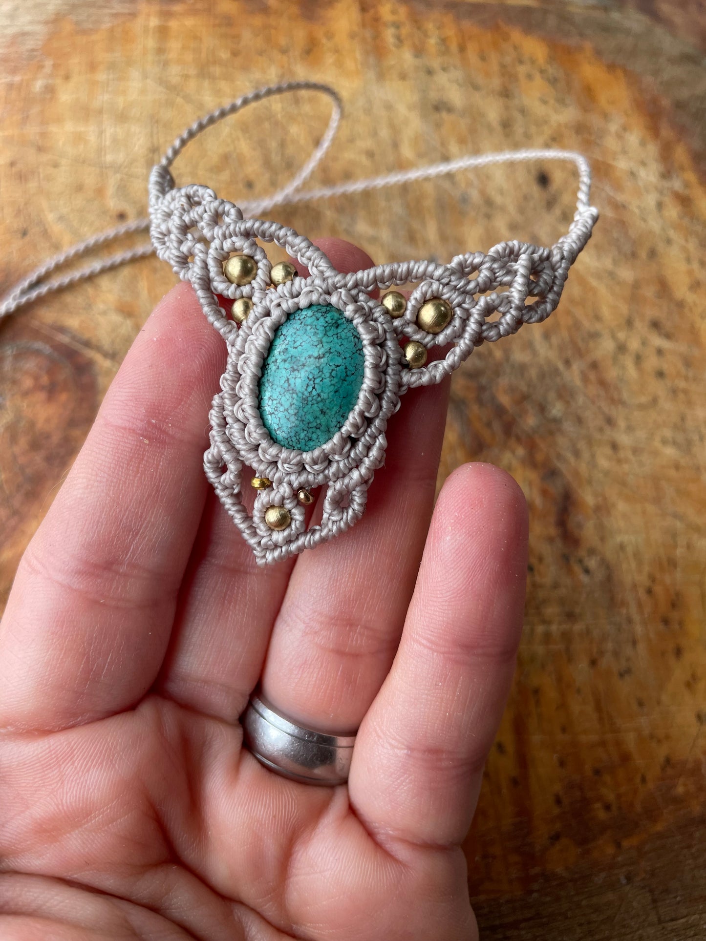 Mini Gargantilla con Turquesa.