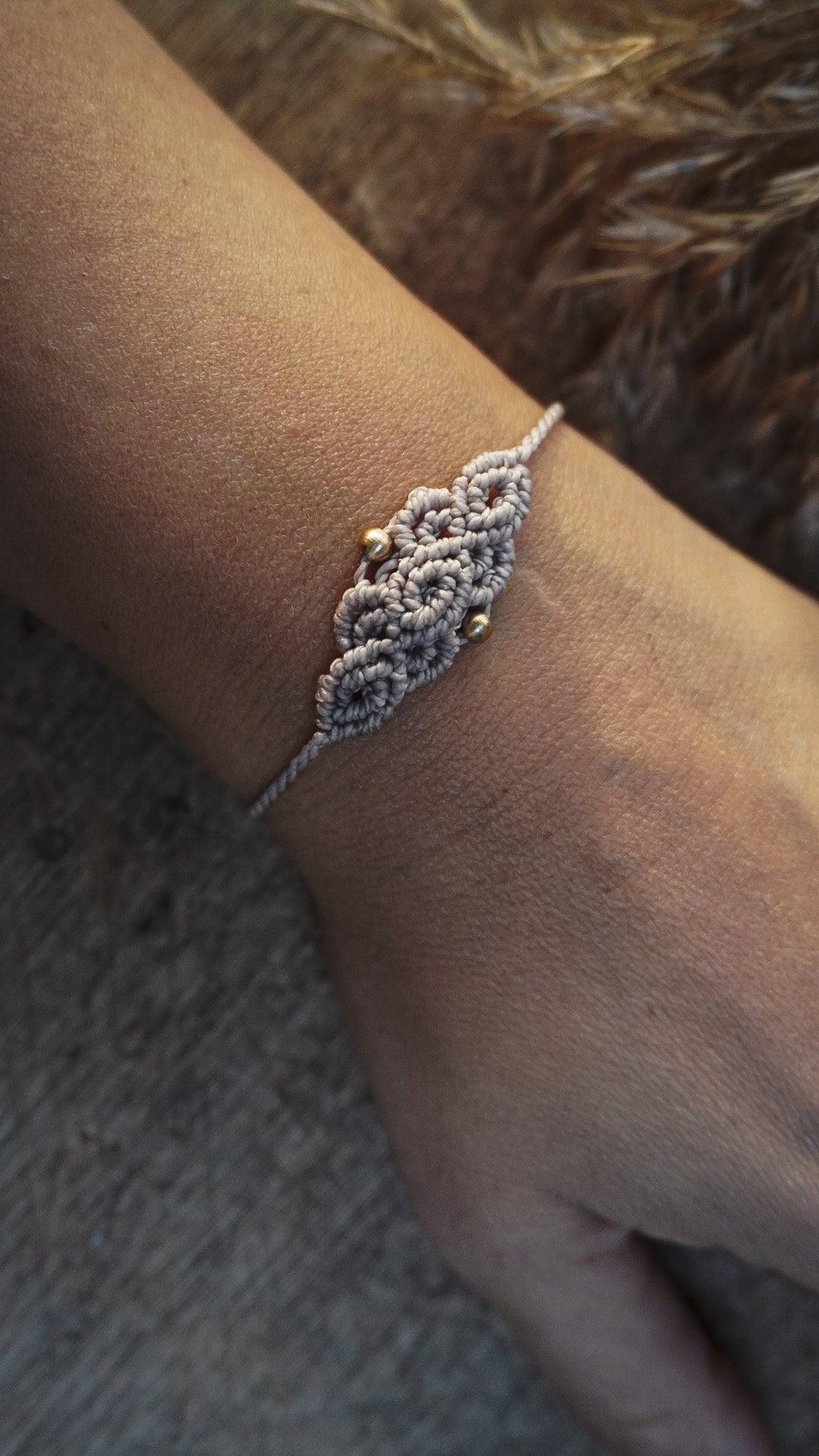 Pulsera macramé bohemia