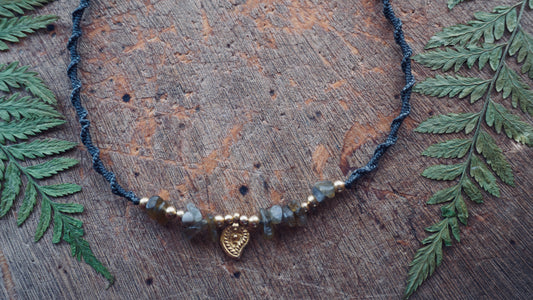 Choker Labradorita