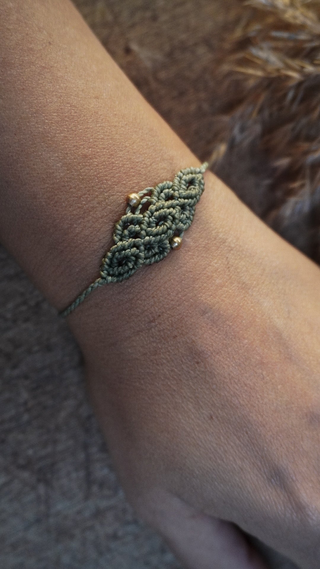 Pulsera macramé bohemia