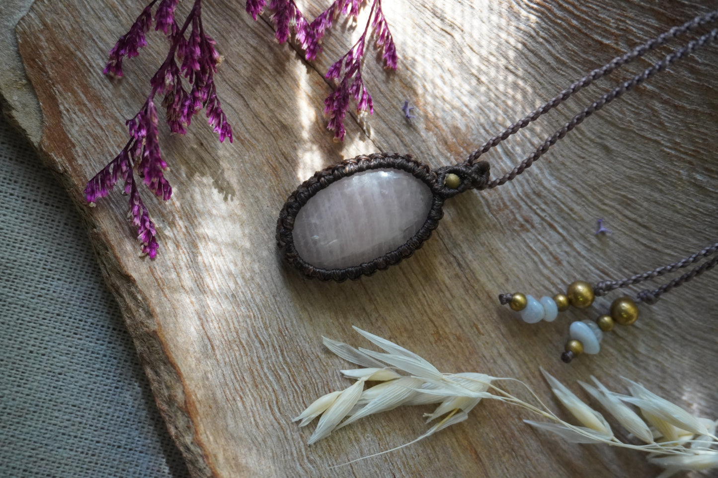 Collar Cuarzo Rosa