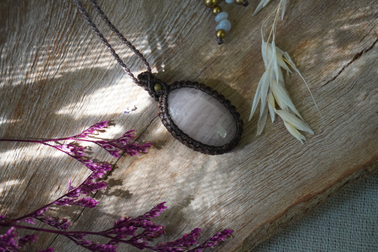 Collar Cuarzo Rosa