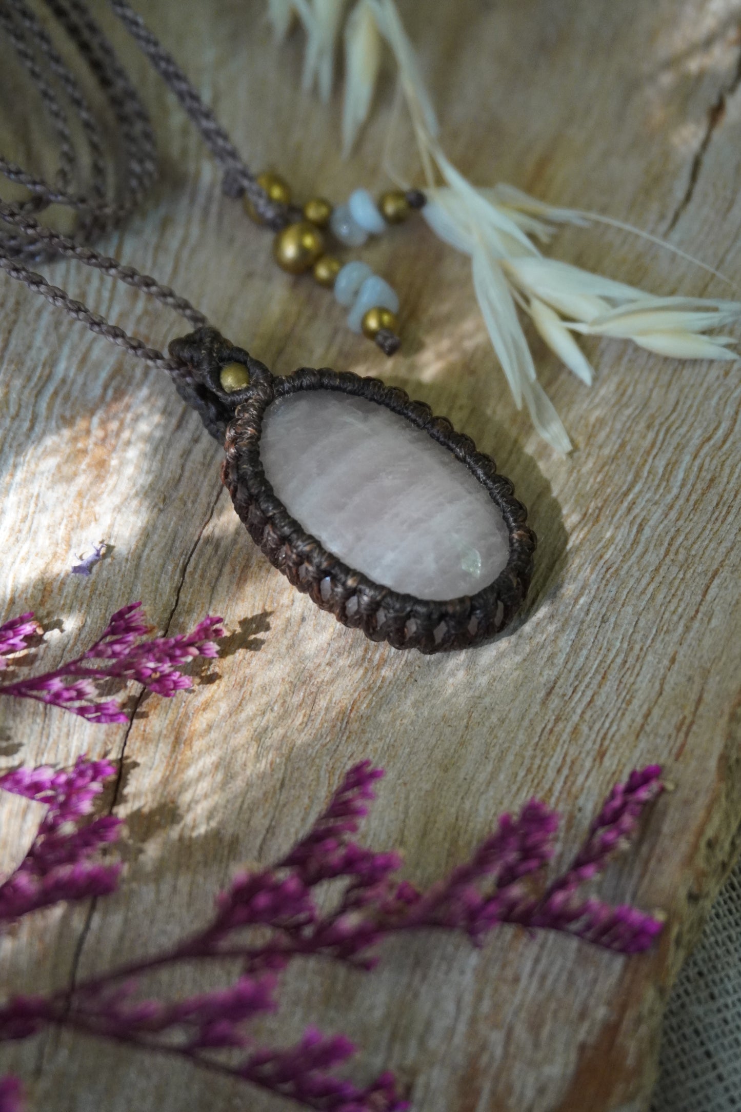 Collar Cuarzo Rosa