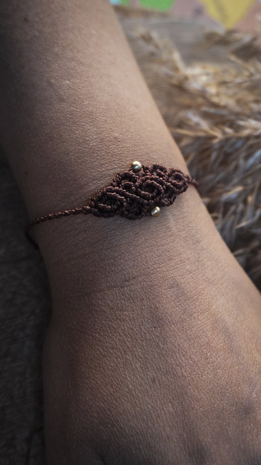 Pulsera macramé bohemia