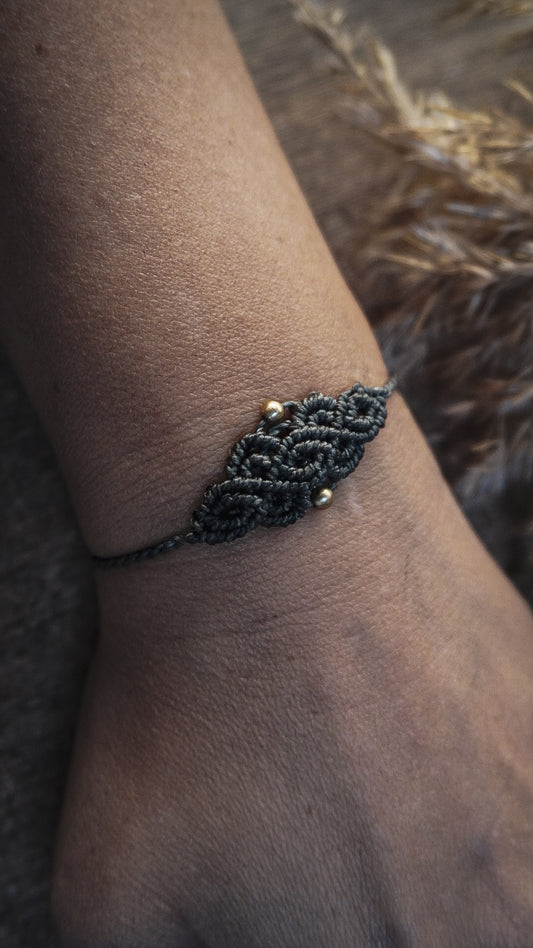 Pulsera macramé bohemia