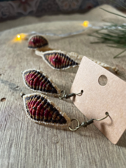 Set bohemio de macramé: anillo, pulsera y pendientes | Última unidad |